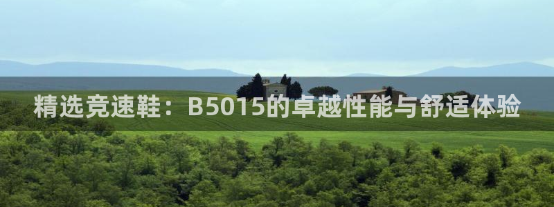 菲律宾ug环球官网：精选竞速鞋：B5015的卓越性能与舒适体验