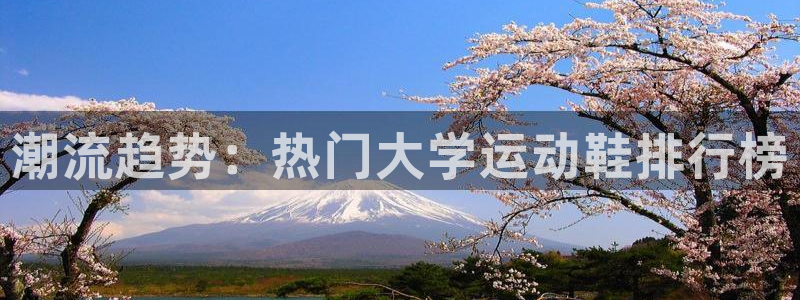 ug环球官网登录入口：潮流趋势：热门大学运动鞋排行榜